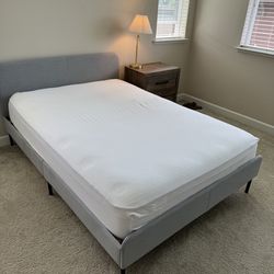 Full Sized Mattress And Bed frame ( Sold Together)