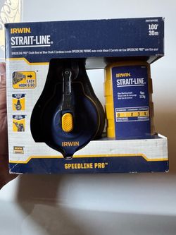 Irwin Strait-Line Speedline Pro Chalk Reel 100ft