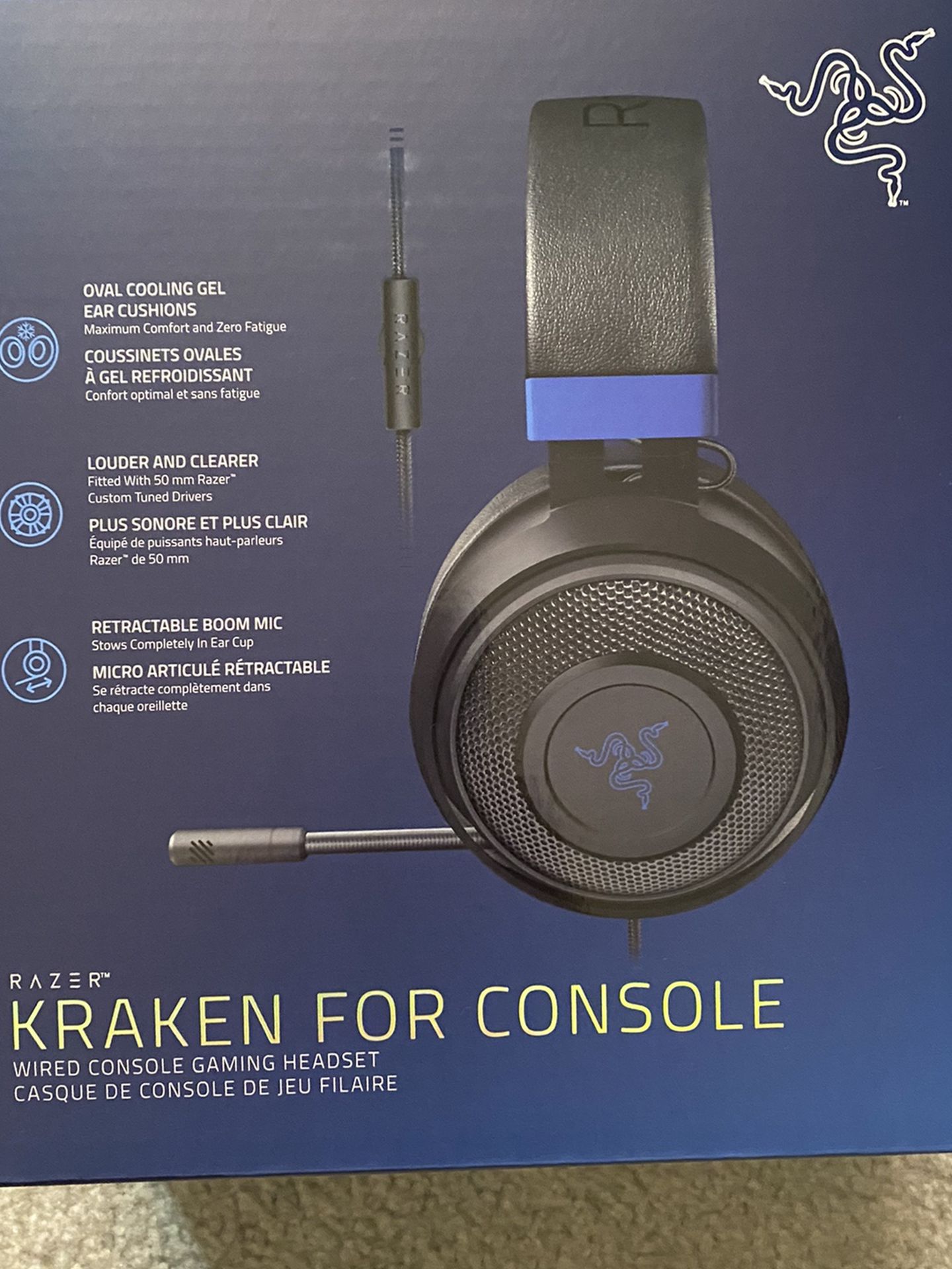 Razer Kraken Console Headset For PS5, PS4, Or XBOX