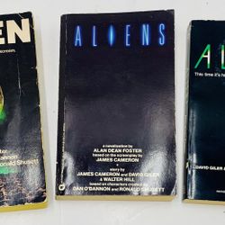 Alien Trilogy Movie Tie In Novelizations: by Alan Dean Foster: Lot of 3 Books