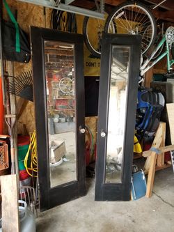 Walnut Parlor Doors