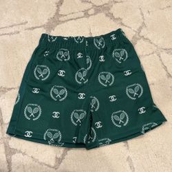 Bravest Studios Shorts - Green Chanel Tennis Colorway