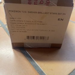 Pokémon Brilliant Stars Booster Box Case