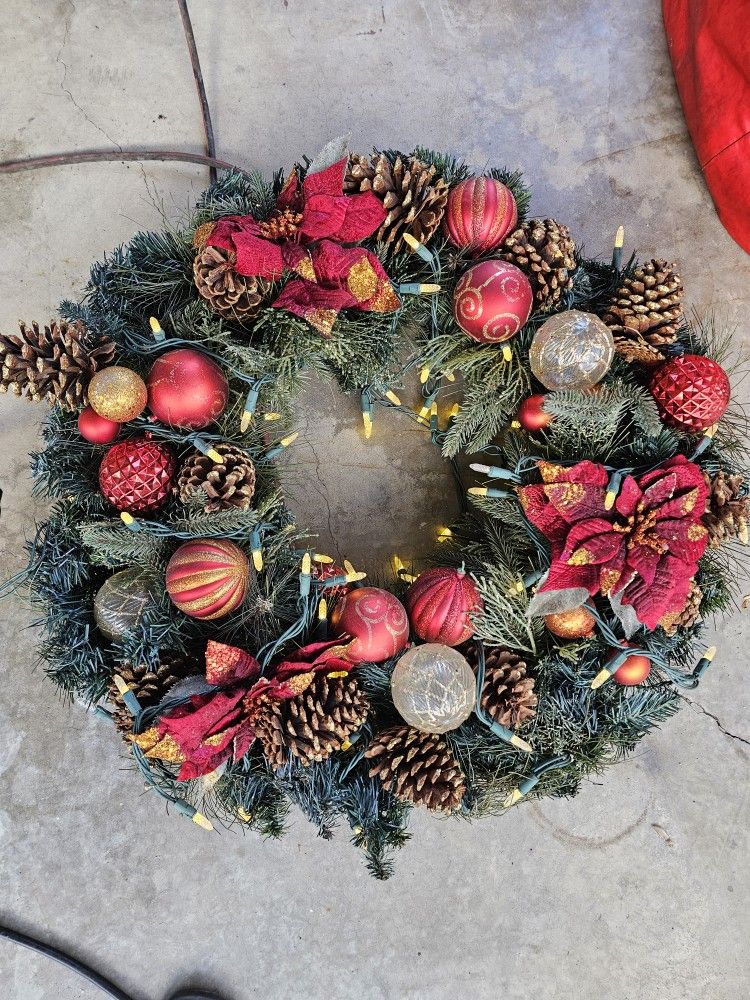 Wreath With Lights
