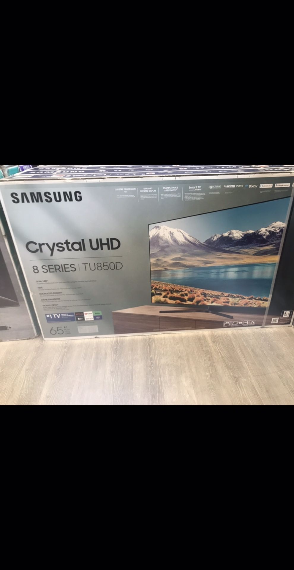 65 INCH SAMSUNG CRYSTAL 4K UHD/HDR SMART TV