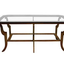 Spectacular Heavy Glass Coffee Table