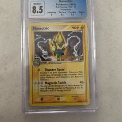 Manectric Ex Deoxys Pre-release Stamped CGC 8.5