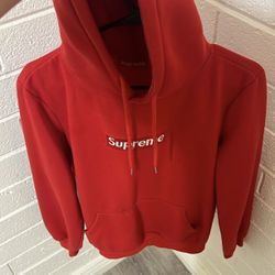Red Supreme Hoodie 