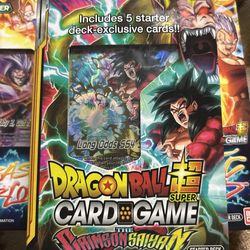 Dragon Ball Super Card Game Bundle - Crimson Saiyan & 2x Parasite Overlord