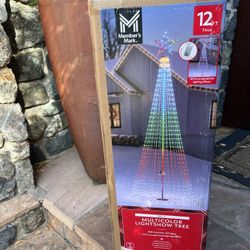 Member's Mark 12' Pre-Lit Multicolor Lightshow Tree