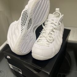 Nike Foamposite “Triple White”