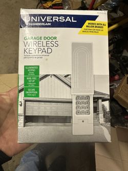 Teclado inalámbrico universal para puerta de garaje Chamberlain