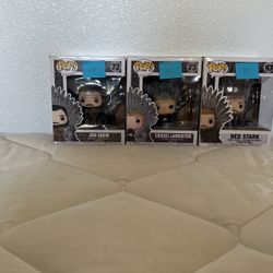 Funko pop Game Of thrones Set. Some Box Damage On 2. $55 Ppg Selling For 40