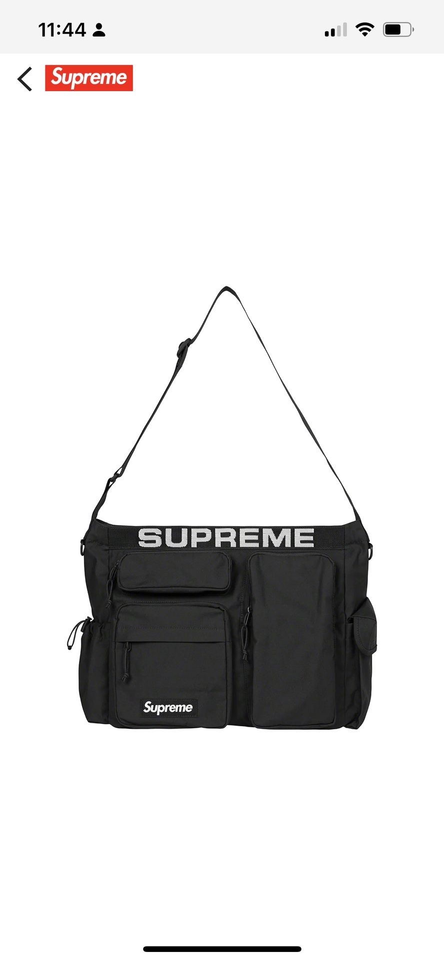 supreme field messenger bag ss23
