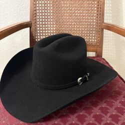 Justin Black Hills Men 3x Felt Cowboy Hat!