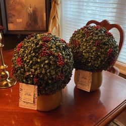 Artificial  Holiday Topiary 