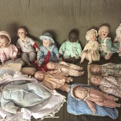 Vintage Porcelain Dolls 