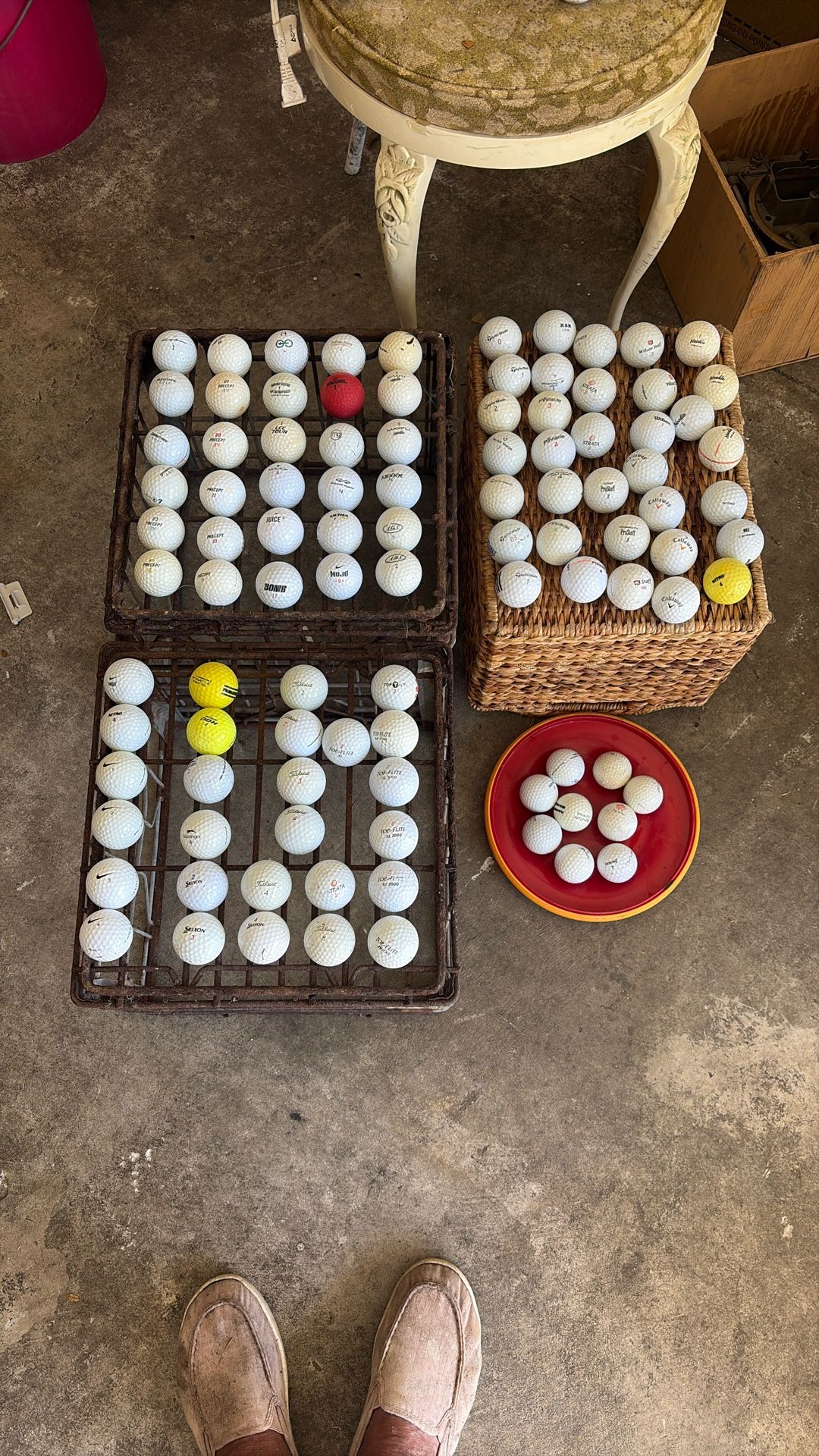 Used Golf Balls Lot Of 100