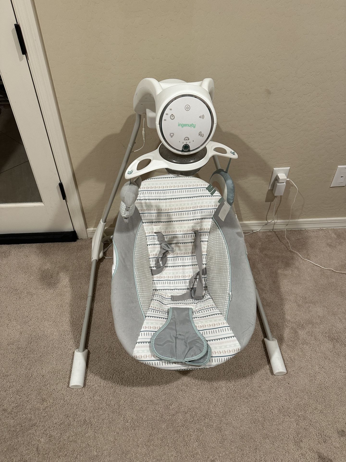Ingenuity InLighten 5-Speed Baby Swing