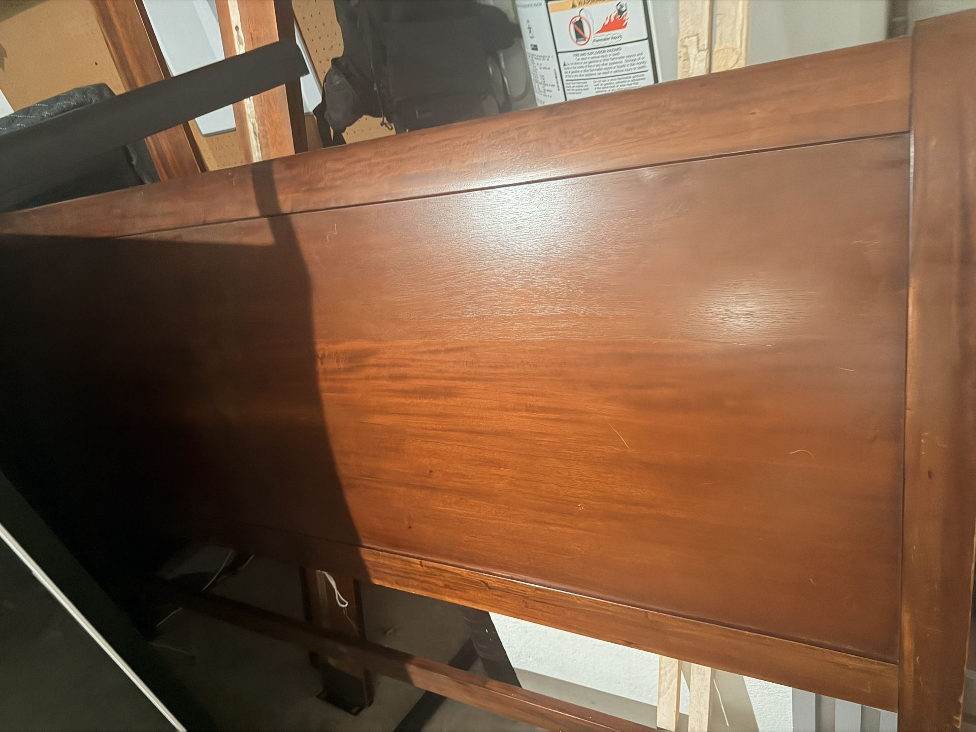 Free King Size Bed Frame Solid Wood 