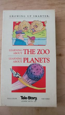 Learning About the Zoo/Planets VHS movie cheap
