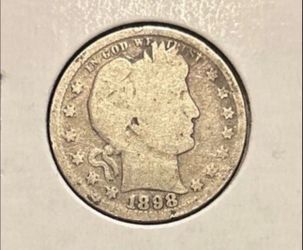 1898 Barber Quarter *Silver*
