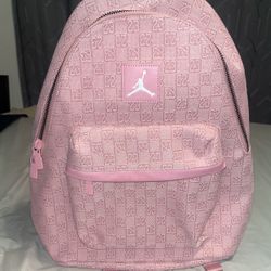 New Authentic Nike Jordan Monogram FullSize Backpack Pink Friday Limited Edition