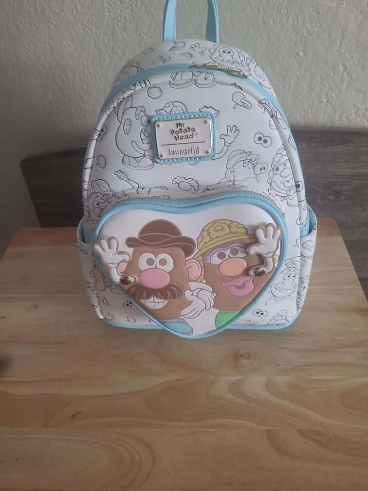 Mr.andMrs. Potatohead Loungefly Backpack/wallet