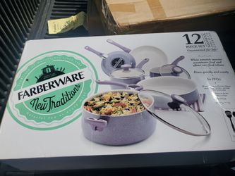 12-piece nonstick cookware set that