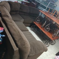 Nice Brown Sectional 