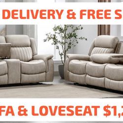 BRANDNEW SOFA & Loveseat $1,200