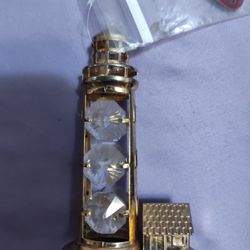 Austrian Crystals Lighthouse With 24k Gold Plated