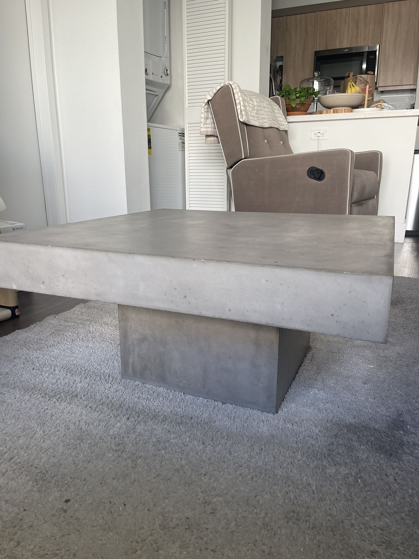 Grey Block Coffee Table