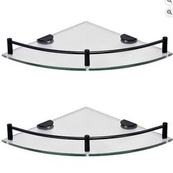 Corner Glass Shelves