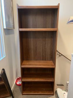 Old-School Wooden Bookshelf