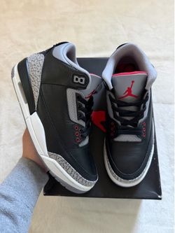 Black Cement Jordan 3’s