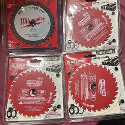Skill Saw Blades 5- 3/8 
