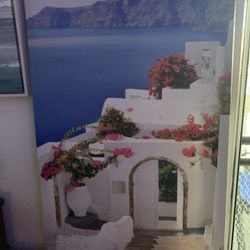 Santorini Canvas Art