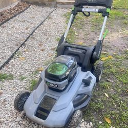 Practically New E-Go cordless Mower