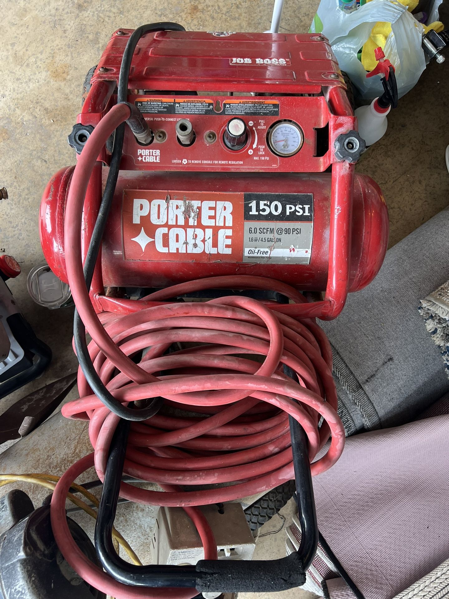 Porter Cable 150 Psi Air Compressor