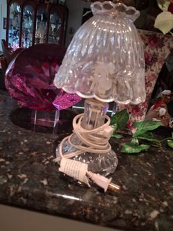 Crystal lamps , prince's house meeting size set of two 1 hundred dollars