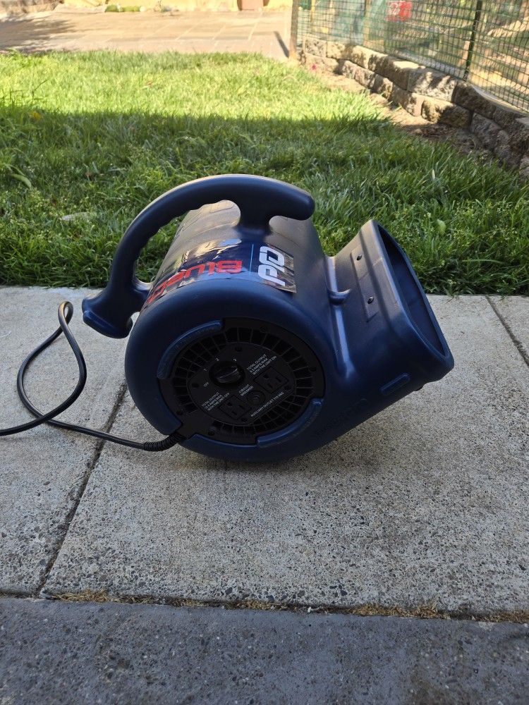 bluedri pro 1/4hp air mower blower fan
