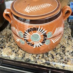 Olla For Beans Or Other Cooking “ Clay Pot “
