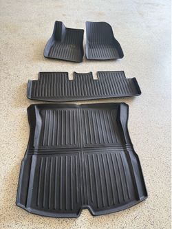 2024-2026 Tesla model 3 all weather mats - 4 pc
