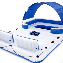  Giant 6-Person Inflatable Island Raft - Bestway Tropical Breeze