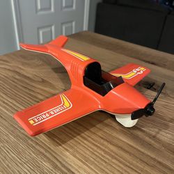 Vintage 1974 Fisher Price Adventure People Daredevil Sport Plane Jet #306 (Orange) 