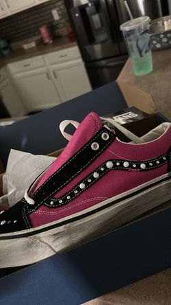 Pink pearlized vans