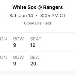 Texas Ranger Tickets