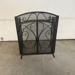 Fire Place Rod Iron Cover