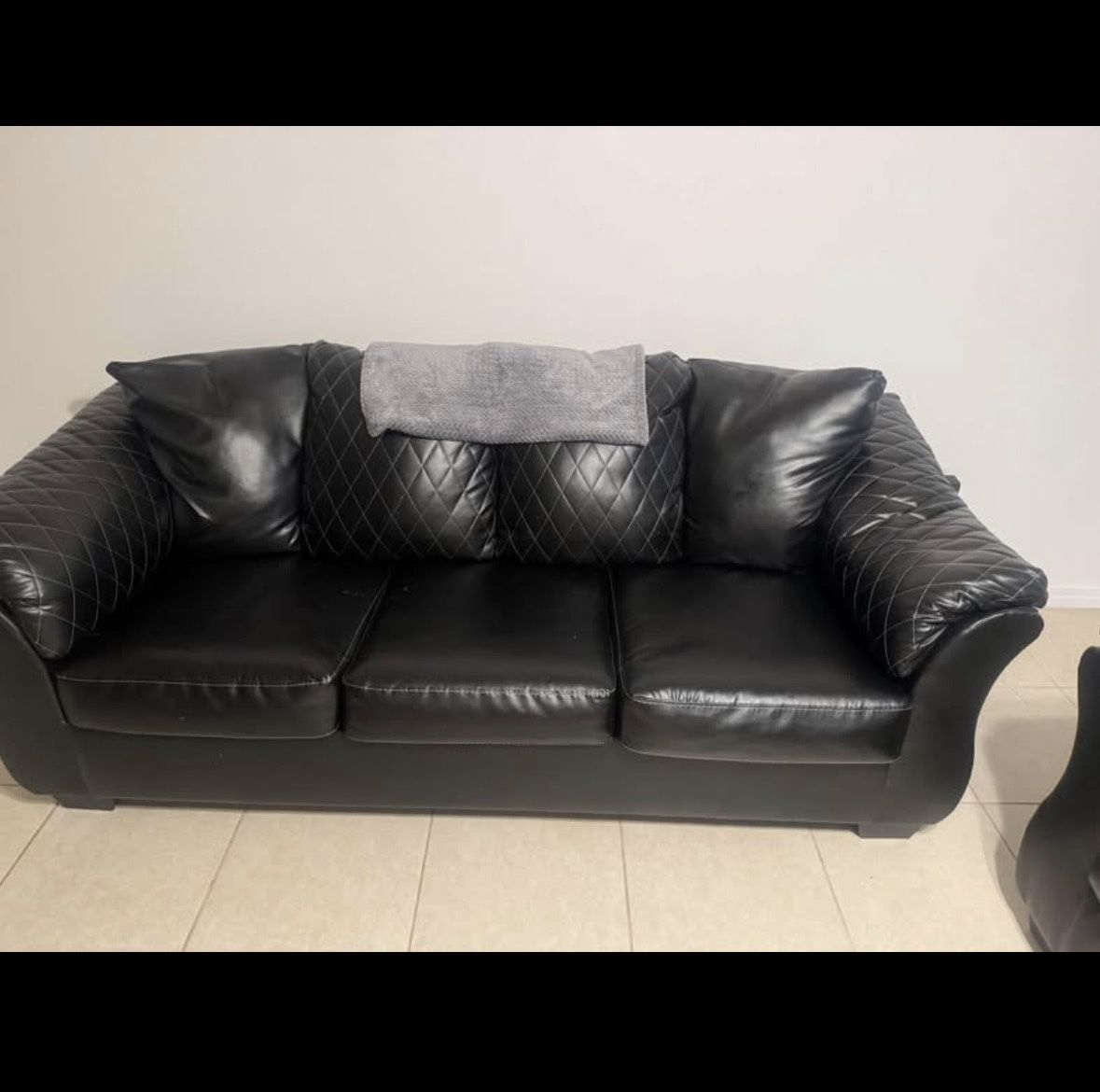 2 Piece Leather Couch